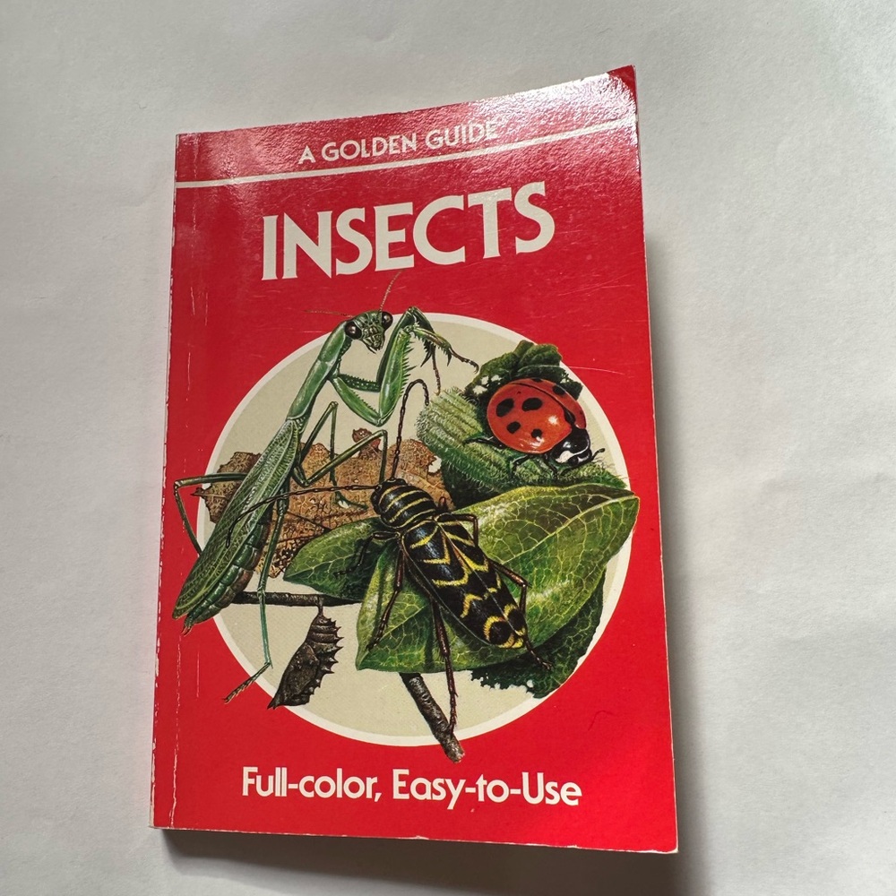 Insects Book - Red Cover
